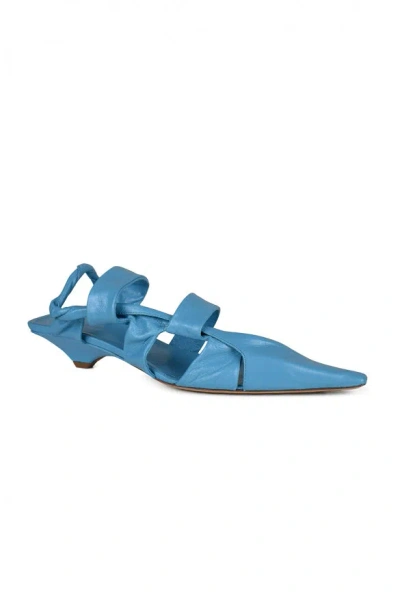 Bottega Veneta Women Sandals Bv Point In Blue