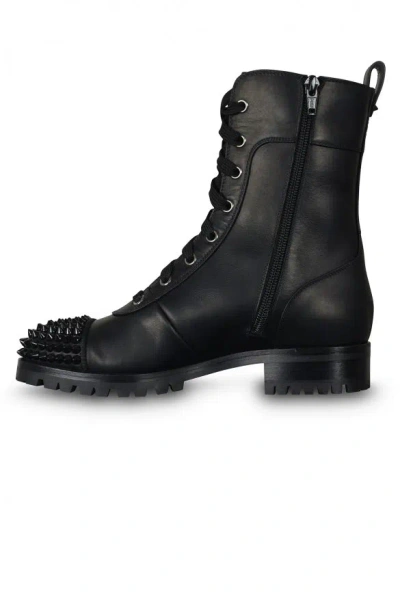 Christian Louboutin Ts Croc Flat In Black