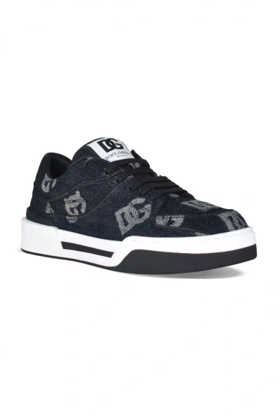 Dolce & Gabbana New Roma Sneakers In Blue
