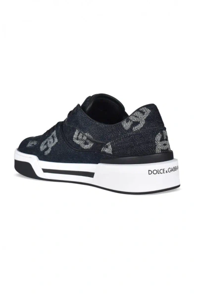 Dolce & Gabbana New Roma Sneakers In Blue