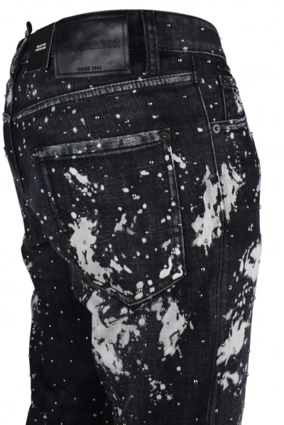 Dsquared2 Relax Long Crotch Jean In Black