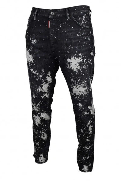 Dsquared2 Relax Long Crotch Jean In Black