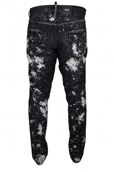 Dsquared2 Relax Long Crotch Jean In Black