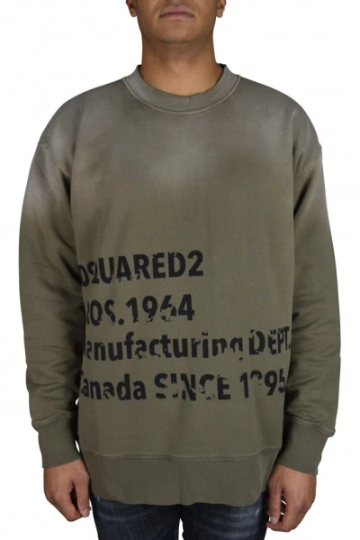 Dsquared2 Sweatshirt In Yellow
