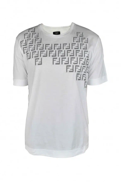 Fendi Men T-shirt In White