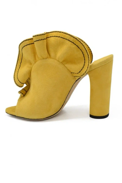 Jimmy Choo Haile 100 Mules In Yellow
