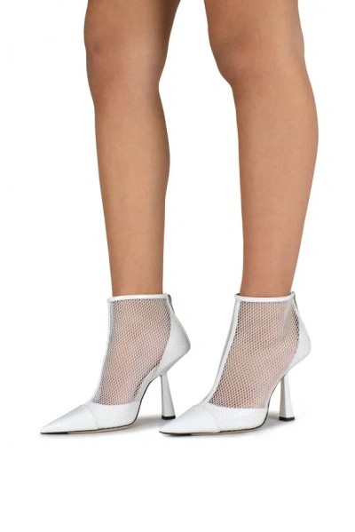 Jimmy Choo Kix 100 Boots In White