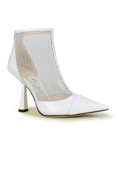 Jimmy Choo Kix 100 Boots In White