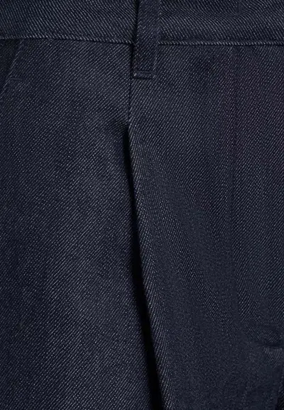 Loro Piana Raydel Cotton Blend Denim High Rise Jean In Blue