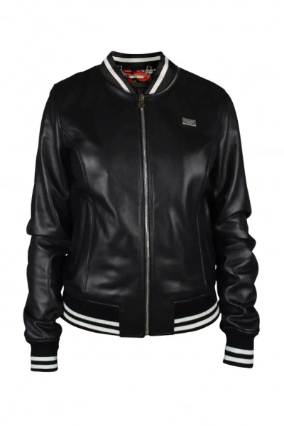 Philipp Plein Bomber Jacket In Black