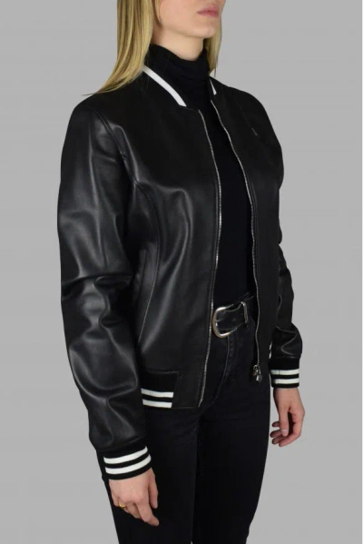 Philipp Plein Bomber Jacket In Black