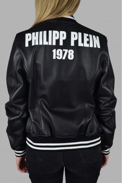 Philipp Plein Bomber Jacket In Black