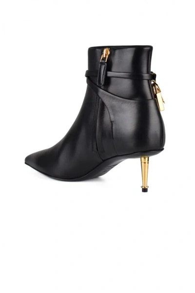 Tom Ford Padlock Ankle Boot 55 In Black