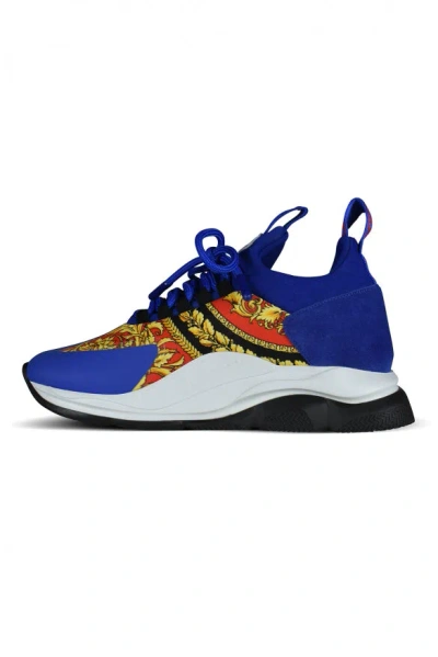 VERSACE VERSACE MEN CHAIN REACTION SNEAKERS 