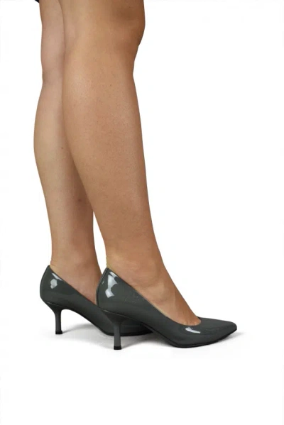 Walter Steiger Leather Pumps In Gray