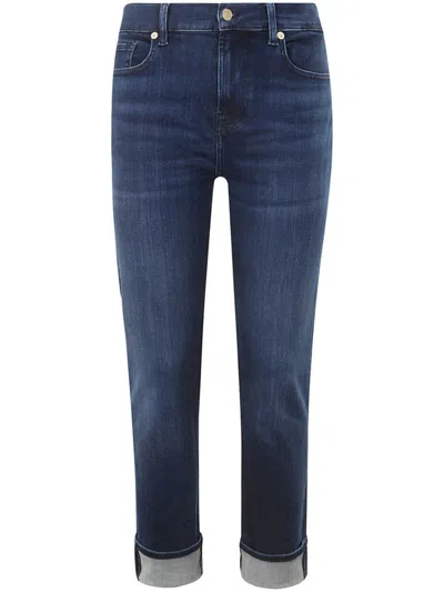 7 For All Mankind Relaxed Skinny' Jeans In Blue