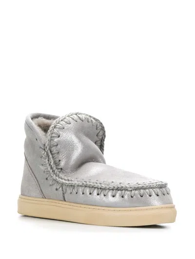 Mou Eskimo Sneaker In Silver
