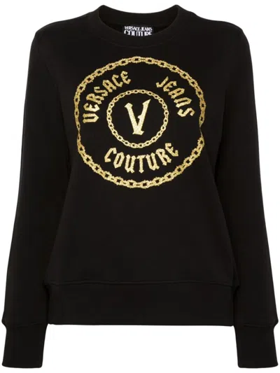 Shop Versace Jeans Couture Sweaters In Black