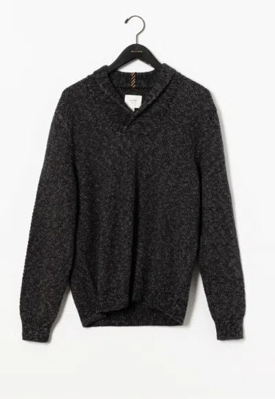 Billy Reid Marled Shawl In Charcoal Multi