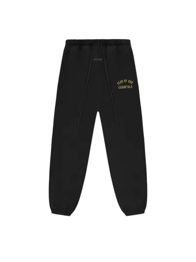 Fear Of God Fleece Essential Sweatpants In Black