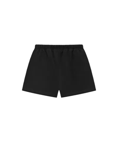 Fear Of God Fleece Soccer Shorts In Black