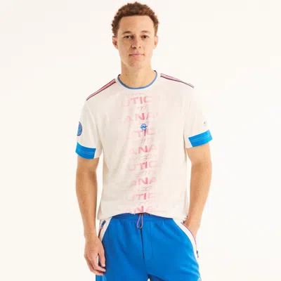 Nautica Competition Sustainably Crafted Crewneck T-shirt In White