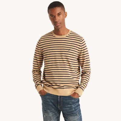 Nautica Men's Navtech Classic-fit Stripe Crewneck Sweater In Multi