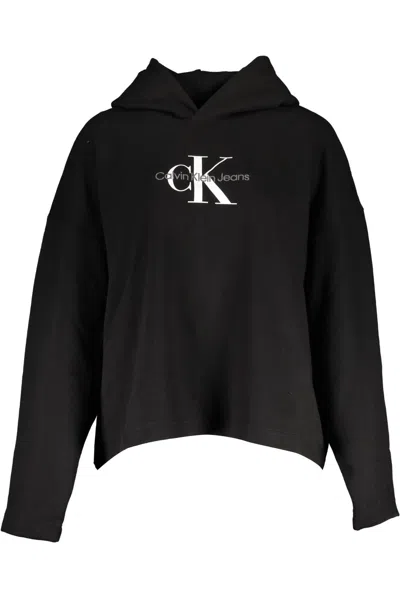 Calvin Klein Logo-print Cotton-blend Hoodie