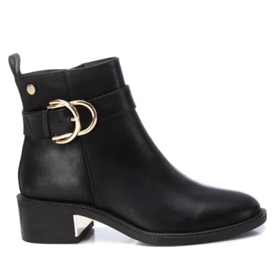 Xti Women's Faux Leather Booties In Black In Black