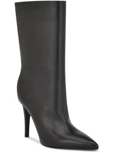 Nine West Womens Heels Pumps Mid-calf Boots In Black