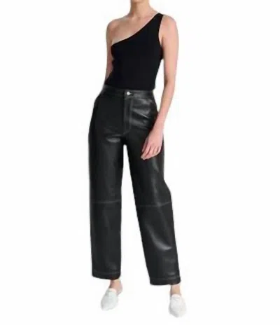 Ena Pelly Ellen Ribbed Bodysuit In Black In Black