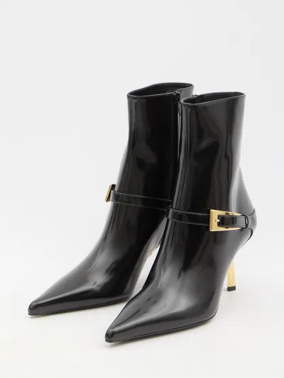 Saint Laurent Lee Boots In Black