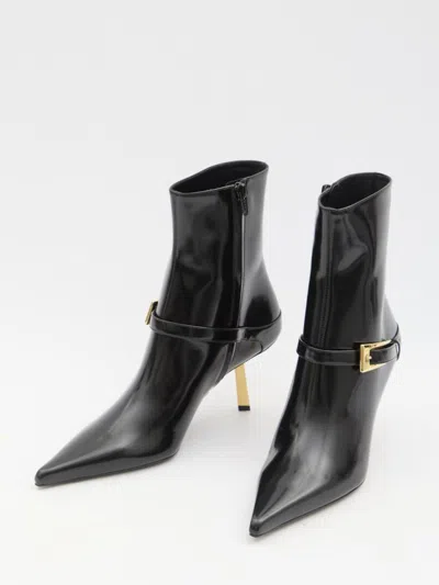 Saint Laurent Lee Boots In Black