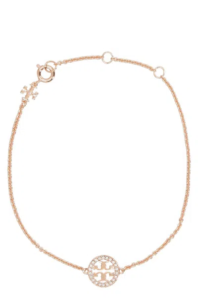 Shop Tory Burch Miller Chain Bracelet In Gold