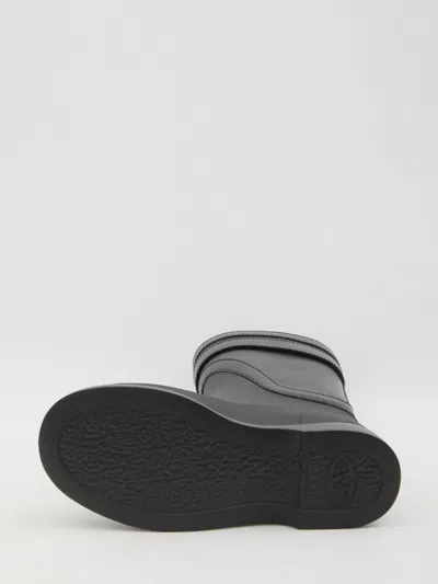 Valentino Vlogo The Bold Edition Rain Boots In Black