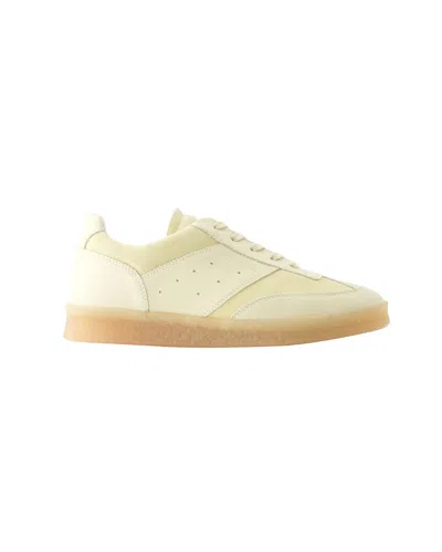 Mm6 Maison Margiela Sneakers - Leather - Beige/white In Beige