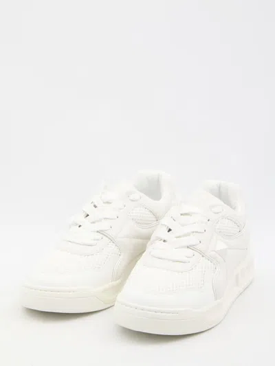 Valentino Garavani Mens White One Stud Xl Chunky-sole Leather Low-top Trainers In White