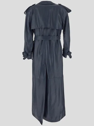 Salvatore Santoro Leather Trench Coat