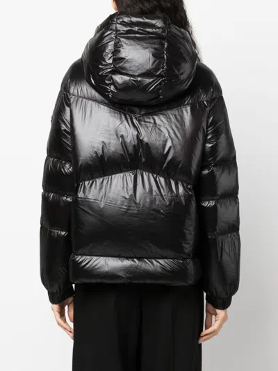 Woolrich Nylon Down Jacket In Black