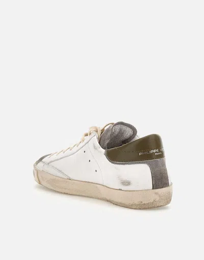 Philippe Model Vintage Mixage Low Top Sneakers In White