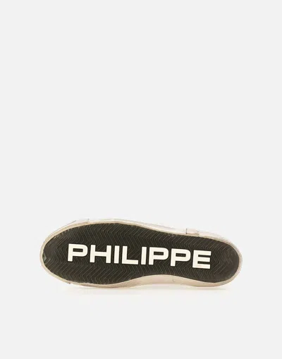 Philippe Model Vintage Mixage Low Top Sneakers In White