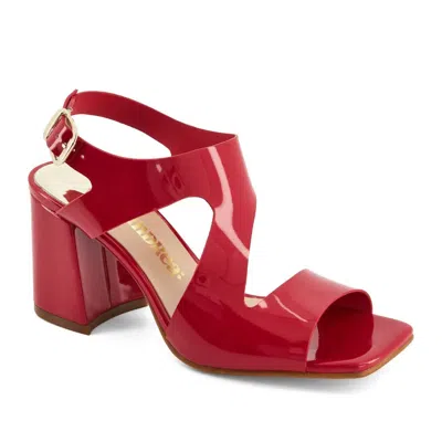 Shop Andrea Women's Style Ankle Closure Sandals In Red