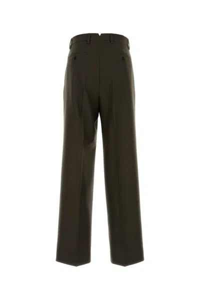 Shop Ami Alexandre Mattiussi Ami Paris Pants In Darkcoffee