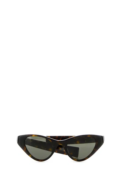 Saint Laurent Sunglasses In Darkhavanalightgoldgrey