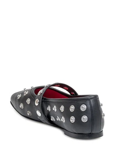 Stella Mccartney Ryder Vegan Embellished Mary Jane Ballerina Flats In Black