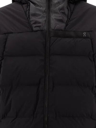 On Running Challenger Quilted Hooded Jacket In Black
