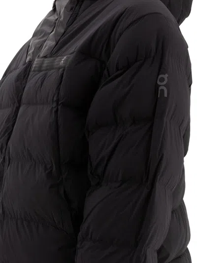 On Running Challenger Quilted Hooded Jacket In Black