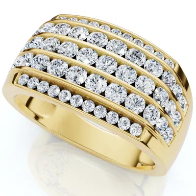 Pompeii3 2ct Men's Diamond Ring In 14k Gold Lab Grown In Multi