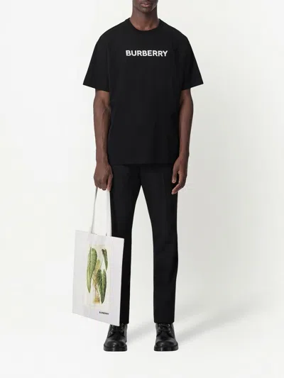 Shop Burberry Logo Cotton T Shirt