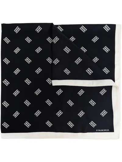 By Malene Birger Monnis Multi-print Silk Scarf